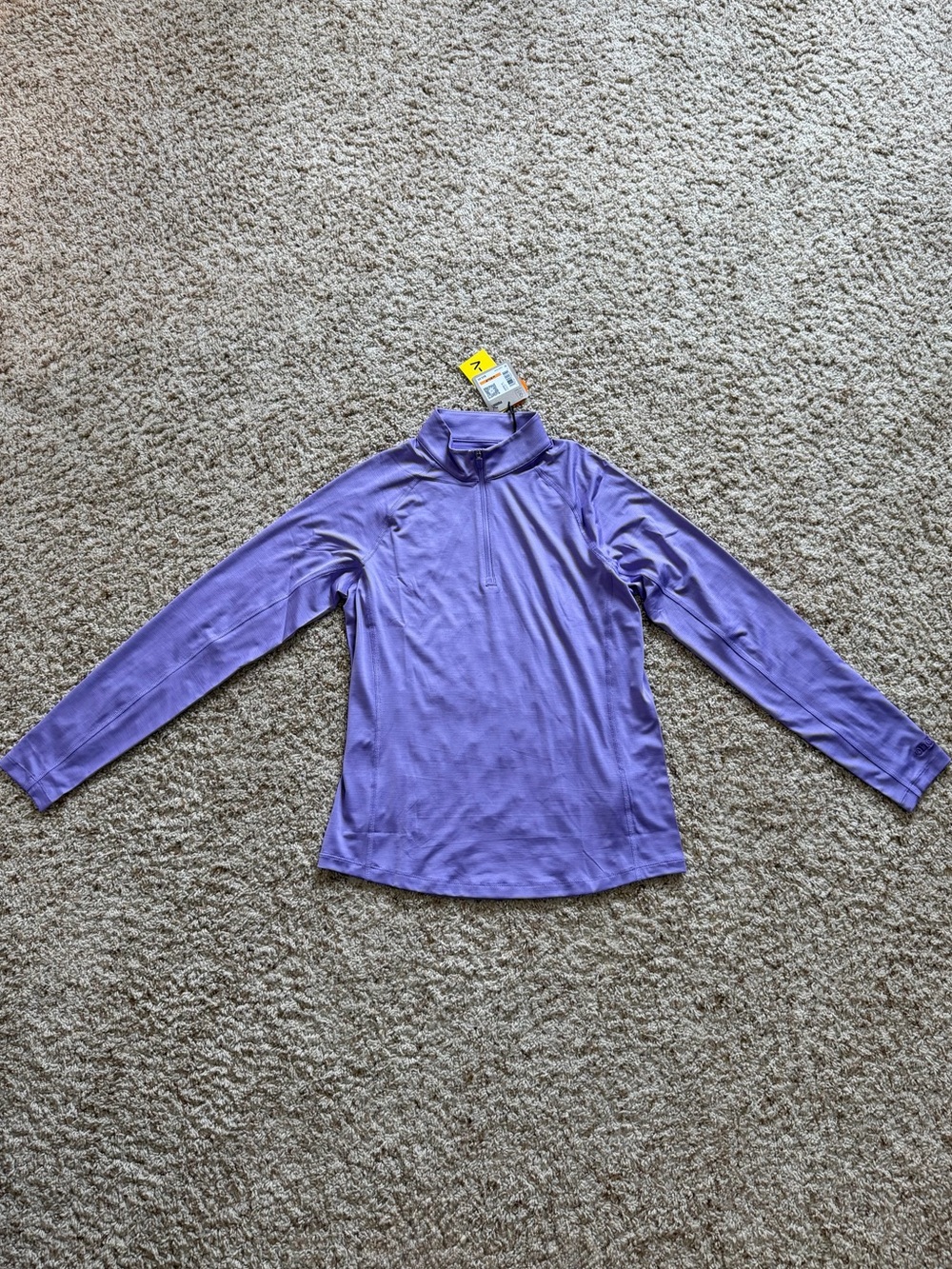 Puma Women’s YouV Solid 1/4 Zip Golf Pullover. Lavender Alert. Size S. NWT!